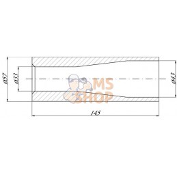 Douille conique pour dent Ø44 | KRAMP Douille conique pour dent Ø44 | KRAMPPR#507348