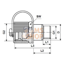 Adaptateur de remplissage | KRAMP Adaptateur de remplissage | KRAMPPR#650542