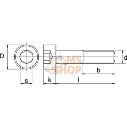 Vis cyl. 6p cr. M5x30 12.9 noir | KRAMP Vis cyl. 6p cr. M5x30 12.9 noir | KRAMPPR#732833