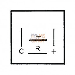 4DB007218001; HELLA; Centrale clignotante 4 br 12V; pièce detachée