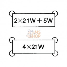 4DB007218001; HELLA; Centrale clignotante 4 br 12V; pièce detachée