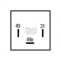 4JZ177846007; HELLA; Rélais clignotant LED Hella; pièce detachée