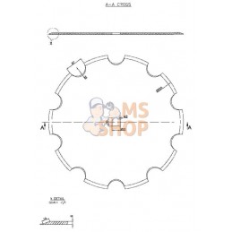 Disque de herse plat, 520x6 | KRAMP Disque de herse plat, 520x6 | KRAMPPR#564607