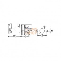 6EK002843002; HELLA; Coupe batterie 50A Hella; pièce detachée