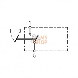 6EH007832001; HELLA; Interrupteur à bascule; pièce detachée