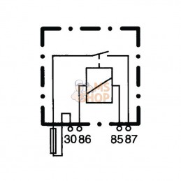 4RA003530001; HELLA; Relais; pièce detachée