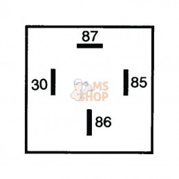 4RA003530001; HELLA; Relais; pièce detachée