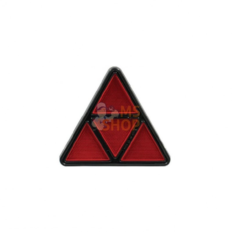 8RA003503001; HELLA; Catadioptre triangle rouge 181x160 mm à visser; pièce detachée