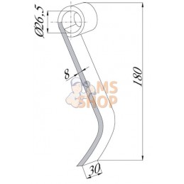 Lame droite 03 | MASCHIO Lame droite 03 | MASCHIOPR#482152