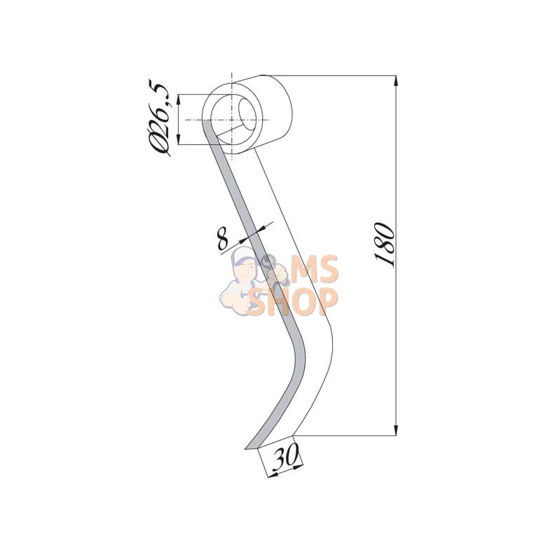 Lame droite 03 | MASCHIO Lame droite 03 | MASCHIOPR#482152