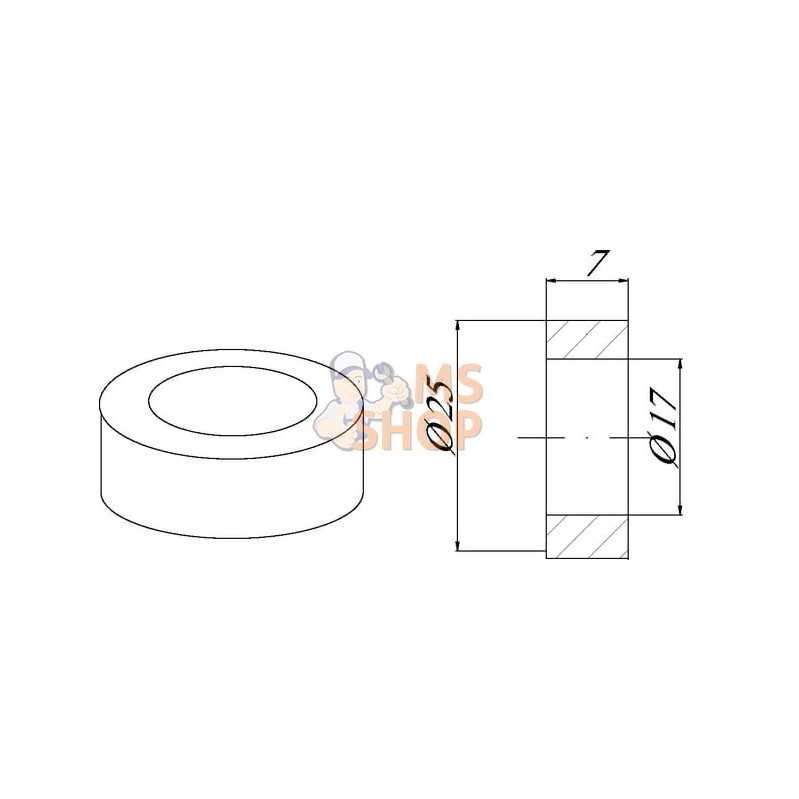 Pièce intermédiaire lame 10 Maschio | MASCHIO Pièce intermédiaire lame 10 Maschio | MASCHIOPR#482099