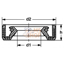 Joint de vilebrequin 55x72x10 | LOMBARDINI Joint de vilebrequin 55x72x10 | LOMBARDINIPR#166916