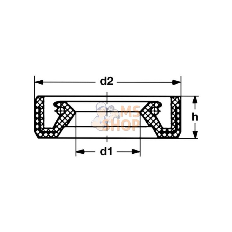 Joint de vilebrequin 55x72x10 | LOMBARDINI Joint de vilebrequin 55x72x10 | LOMBARDINIPR#166916