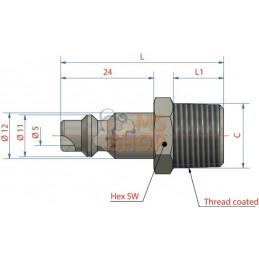 Racc. rap. filet mâle BSP 1/2" | LÜDECKE Racc. rap. filet mâle BSP 1/2" | LÜDECKEPR#780311