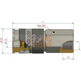 Raccord rapide f.fem. BSP 1/2" | LÜDECKE Raccord rapide f.fem. BSP 1/2" | LÜDECKEPR#780310