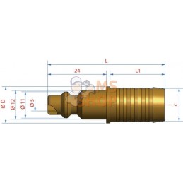 Raccord rapide à sertir 6mm male | LÜDECKE Raccord rapide à sertir 6mm male | LÜDECKEPR#780285