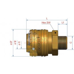 Raccord rapide f.mâle BSP 1/2" | LÜDECKE Raccord rapide f.mâle BSP 1/2" | LÜDECKEPR#780289