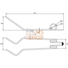 Dent de herse Ø10 Accord | KVERNELAND / ACCORD Dent de herse Ø10 Accord | KVERNELAND / ACCORDPR#392399