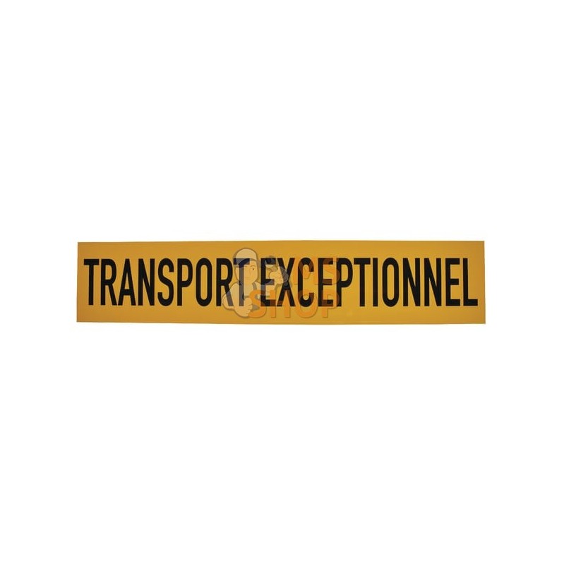 Panneau TRANSPORT EXCEPTIONNEL 1250x250 Jaune | MAZON Panneau TRANSPORT EXCEPTIONNEL 1250x250 Jaune | MAZONPR#913275