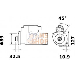 Démarreur 12V 4,2kW | MAHLE Démarreur 12V 4,2kW | MAHLEPR#1109665