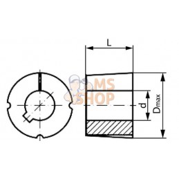 Douille serrage taperlock 32 mm | OPTIBELT Douille serrage taperlock 32 mm | OPTIBELTPR#871073