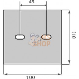 Grattoir 100x110mm p/Lely | NON ORIGINAL Grattoir 100x110mm p/Lely | NON ORIGINALPR#907701