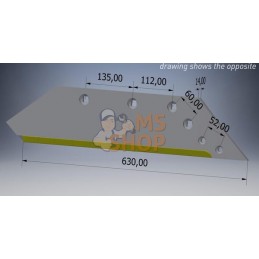 Soc de charrue carb. G. adapt. sur Kuhn | NON ORIGINAL Soc de charrue carb. G. adapt. sur Kuhn | NON ORIGINALPR#781925