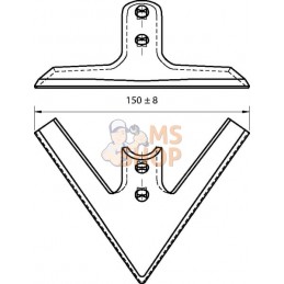 Soc triangulaire 150x6 | NON ORIGINAL Soc triangulaire 150x6 | NON ORIGINALPR#899212