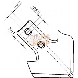 Soc triangulaire 150x6 | NON ORIGINAL Soc triangulaire 150x6 | NON ORIGINALPR#899212