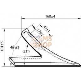 Soc triangulaire 150x6 | NON ORIGINAL Soc triangulaire 150x6 | NON ORIGINALPR#899212