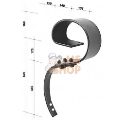 Dent de cultivateur Titan □80 | NON ORIGINAL Dent de cultivateur Titan □80 | NON ORIGINALPR#898932