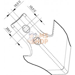 Soc triangulaire 250x6 | NON ORIGINAL Soc triangulaire 250x6 | NON ORIGINALPR#899220