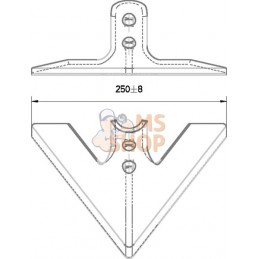 Soc triangulaire 250x6 | NON ORIGINAL Soc triangulaire 250x6 | NON ORIGINALPR#899220