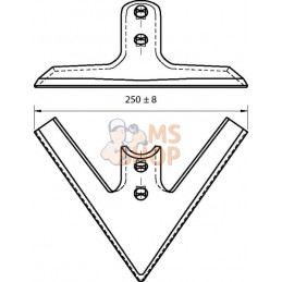 Soc triangulaire 250x6 | NON ORIGINAL Soc triangulaire 250x6 | NON ORIGINALPR#899219