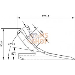 Soc triangulaire 175x6mm | NON ORIGINAL Soc triangulaire 175x6mm | NON ORIGINALPR#899215