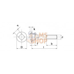 Boulon de faucheuse 12x25 10,9 | NON ORIGINAL Boulon de faucheuse 12x25 10,9 | NON ORIGINALPR#890984