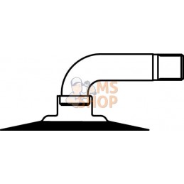 Chambre à air pour jante de Ø 2", 200-50, valve courbée, 90°, tout au long de tube, 20° | NON ORIGINAL Chambre à air pour jante 