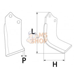 Lame de fraise d. Maschio-U | NON ORIGINAL Lame de fraise d. Maschio-U | NON ORIGINALPR#911480