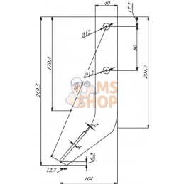 Dent de fraise carbure 40 x 10 L = 269 | NON ORIGINAL Dent de fraise carbure 40 x 10 L = 269 | NON ORIGINALPR#911546