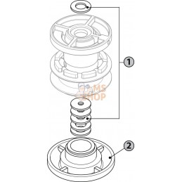 Bouton en aluminium ¢80 mm | NON ORIGINAL Bouton en aluminium ¢80 mm | NON ORIGINALPR#883022