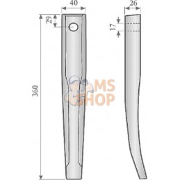 Dent herse alternative adapt. sur Kuhn | NON ORIGINAL Dent herse alternative adapt. sur Kuhn | NON ORIGINALPR#782236