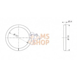 Bague de soudage 14x136 mm | NON ORIGINAL Bague de soudage 14x136 mm | NON ORIGINALPR#907528