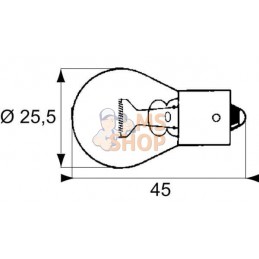 Ampoules P21W - 12V-21W (x2) | PHILIPS Ampoules P21W - 12V-21W (x2) | PHILIPSPR#785133