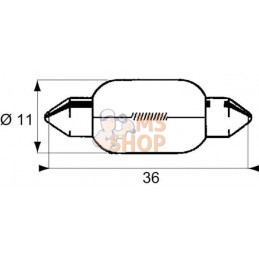 Ampoule Soffitte 12V 5W SV8,5 | PHILIPS Ampoule Soffitte 12V 5W SV8,5 | PHILIPSPR#785169