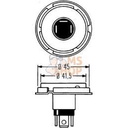 Ampoule R2 -12V-45/40W P45t-41 | PHILIPS Ampoule R2 -12V-45/40W P45t-41 | PHILIPSPR#785151