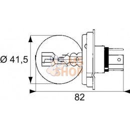 Ampoule R2 -12V-45/40W P45t-41 | PHILIPS Ampoule R2 -12V-45/40W P45t-41 | PHILIPSPR#785151