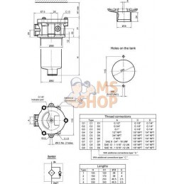 Filtre de retour MPF 100/2-16-A10-H-B-T (1 BSP) | MP FILTRI Filtre de retour MPF 100/2-16-A10-H-B-T (1 BSP) | MP FILTRIPR#860511