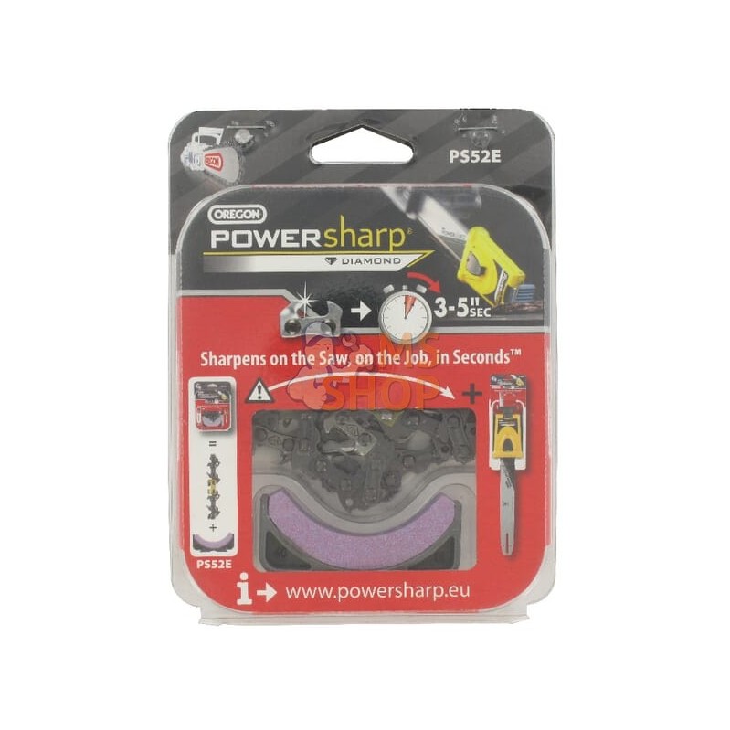 Chaîne de tronçonneuse 3/8" 1,3mm 52 DL demi-ciseau Powersharp Boite Oregon | OREGON Chaîne de tronçonneuse 3/8" 1,3mm 52 DL dem