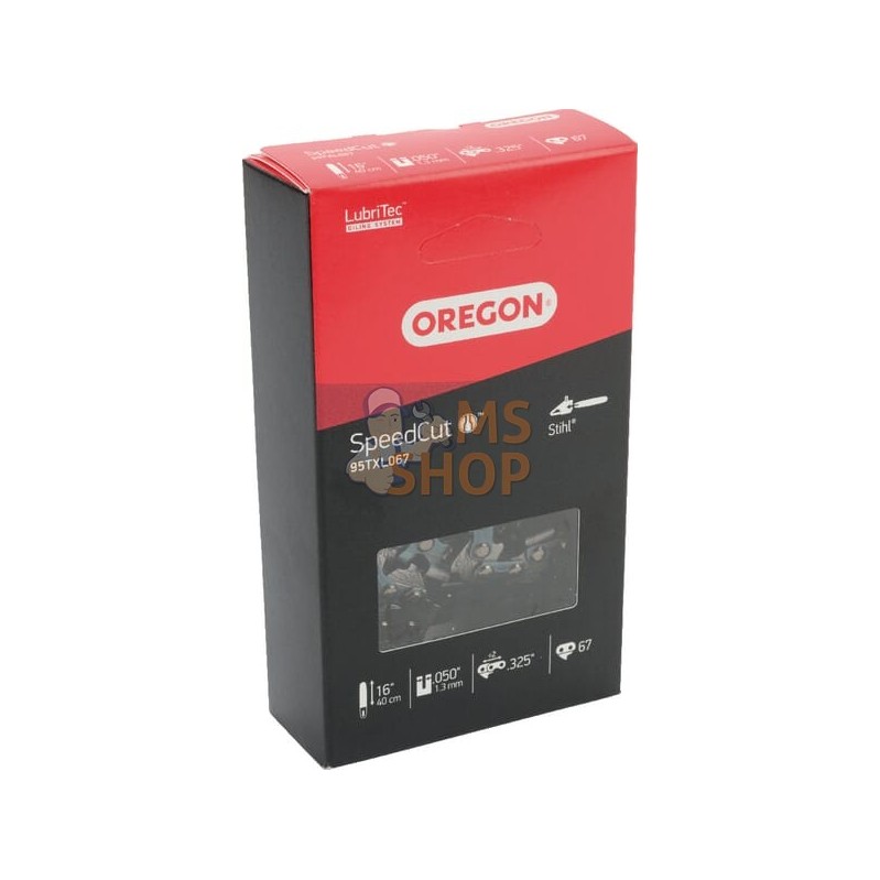 Chaîne de tronçonneuse .325" 1,3mm 64 DL demi-ciseau Speedcut Boite Oregon | OREGON Chaîne de tronçonneuse .325" 1,3mm 64 DL dem