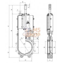 Robinet-vanne 6" (hydr) | MZ Robinet-vanne 6" (hydr) | MZPR#862319